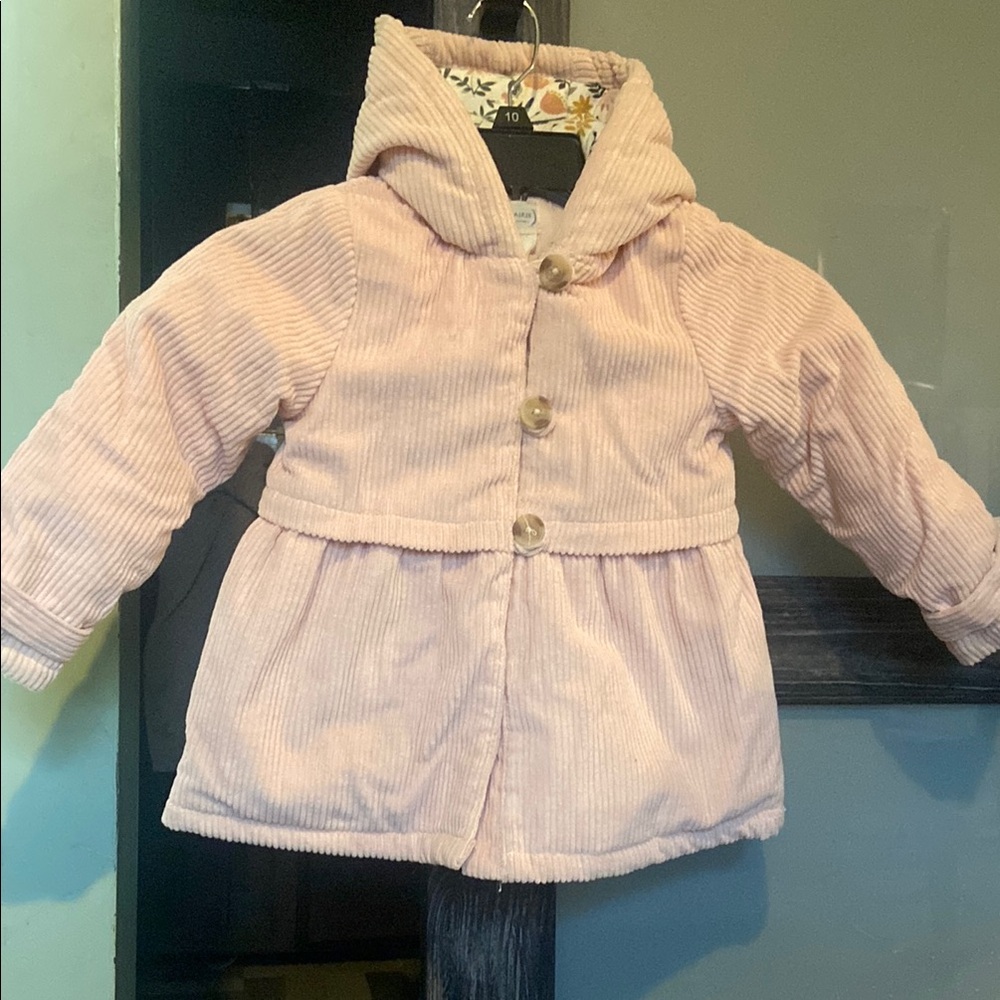 Pink Corduroy Kids Jacket